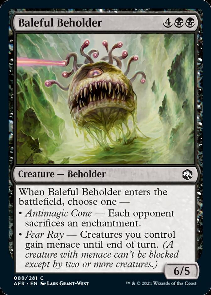 Baleful Beholder [Dungeons & Dragons: Adventures in the Forgotten Realms] | Card Merchant Takapuna