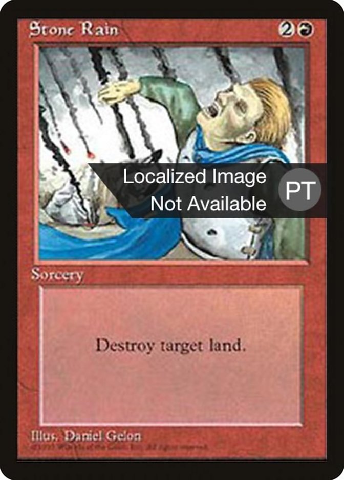 Stone Rain [Fourth Edition (Foreign Black Border)] | Card Merchant Takapuna