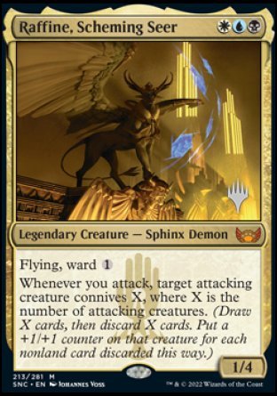 Raffine, Scheming Seer (Promo Pack) [Streets of New Capenna Promos] | Card Merchant Takapuna