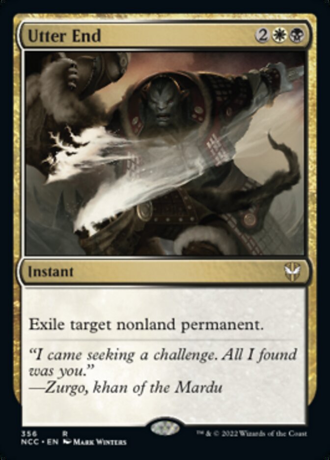 Utter End [Streets of New Capenna Commander] | Card Merchant Takapuna