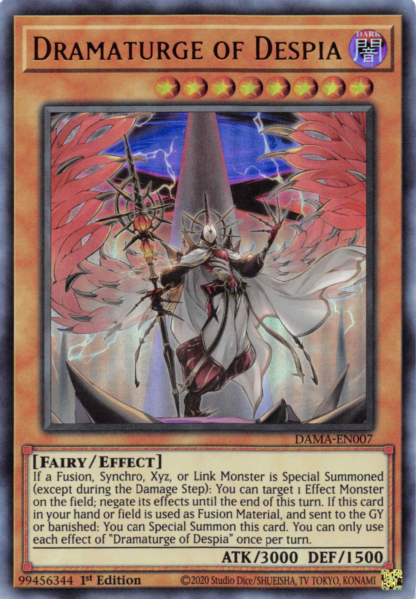 Dramaturge of Despia [DAMA-EN007] Ultra Rare | Card Merchant Takapuna