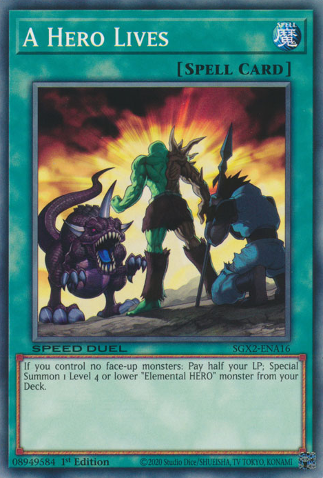 A Hero Lives [SGX2-ENA16] Common | Card Merchant Takapuna