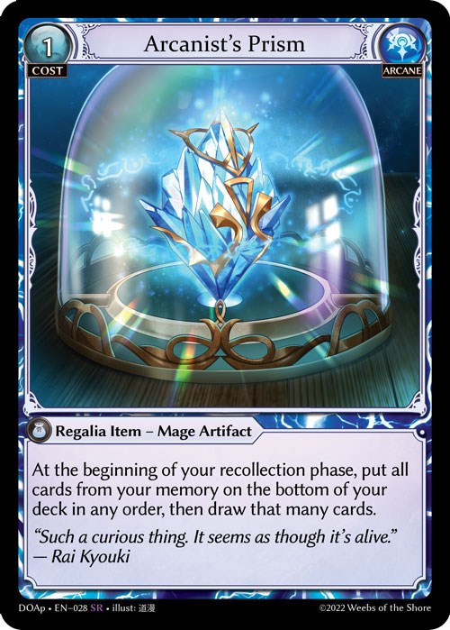 Arcanist's Prism (028) [Dawn of Ashes: Prelude] | Card Merchant Takapuna