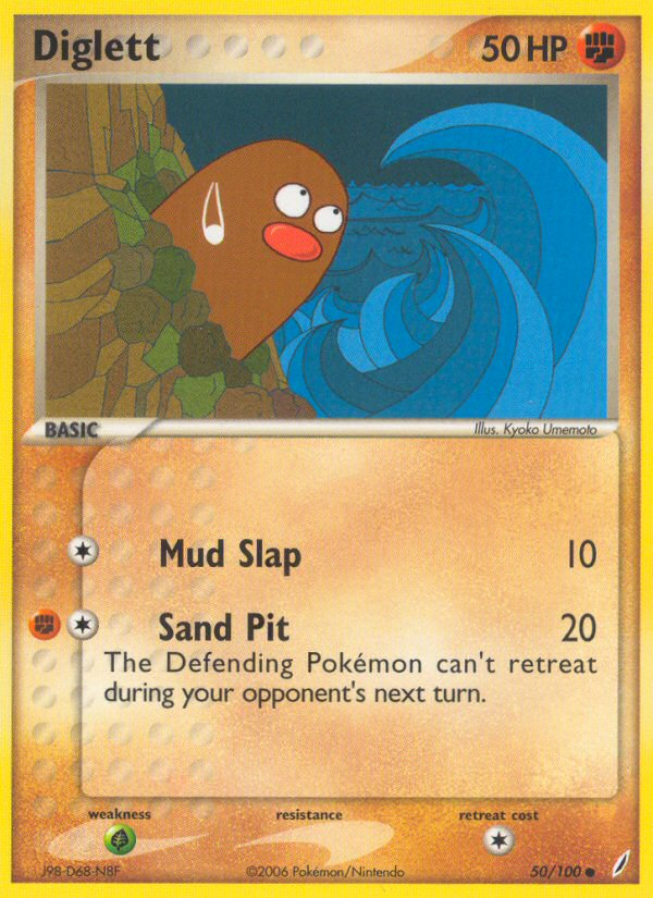 Diglett (50/100) [EX: Crystal Guardians] | Card Merchant Takapuna