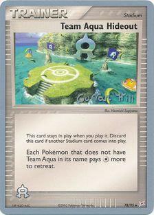 Team Aqua Hideout (78/95) (Bright Aura - Curran Hill's) [World Championships 2005] | Card Merchant Takapuna