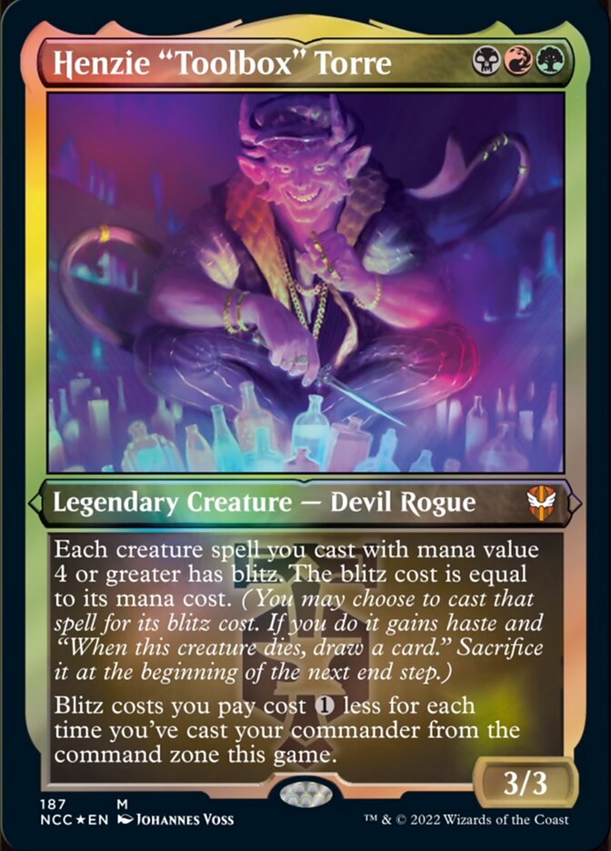 Henzie "Toolbox" Torre (Display Commander) [Streets of New Capenna Commander] | Card Merchant Takapuna
