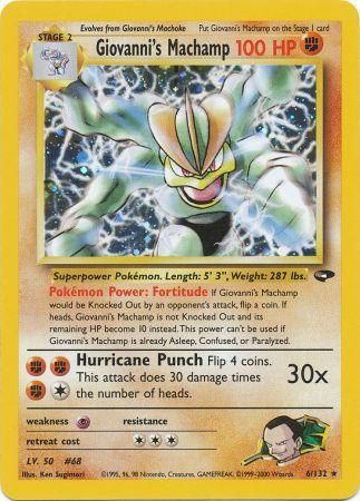 Giovanni's Machamp (6/132) [Gym Challenge Unlimited] | Card Merchant Takapuna