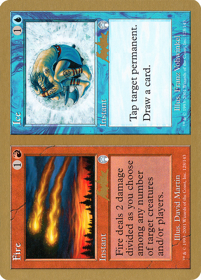 Fire // Ice (Brian Kibler) [World Championship Decks 2002] | Card Merchant Takapuna
