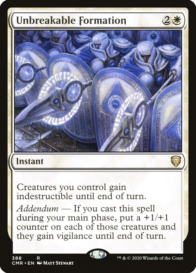 Unbreakable Formation [Commander Legends] | Card Merchant Takapuna