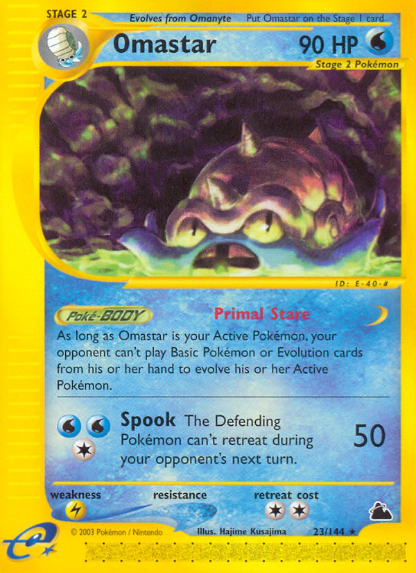 Omastar (23/144) [Skyridge] | Card Merchant Takapuna