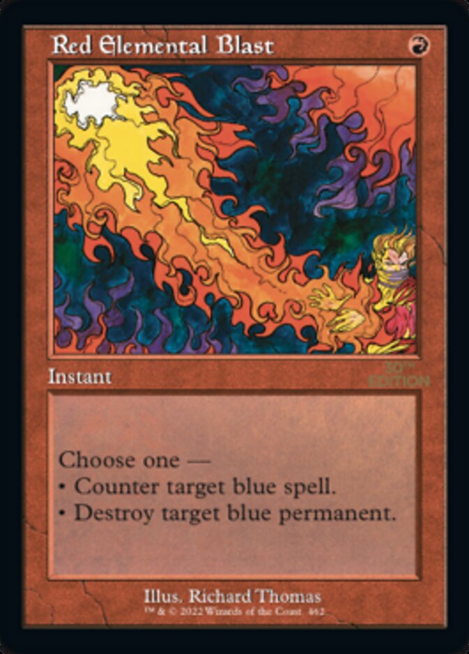 Red Elemental Blast (Retro) [30th Anniversary Edition] | Card Merchant Takapuna