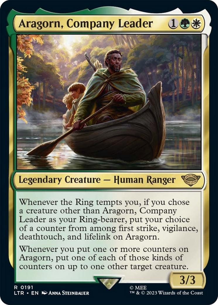 Aragorn, Company Leader [The Lord of the Rings: Tales of Middle-Earth] | Card Merchant Takapuna