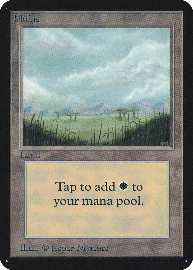 Plains (287) [Alpha Edition] | Card Merchant Takapuna