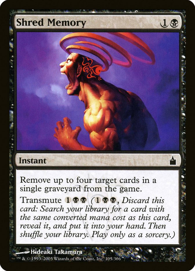 Shred Memory [Ravnica: City of Guilds] | Card Merchant Takapuna
