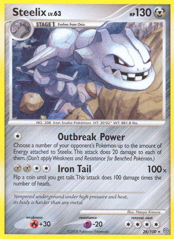Steelix (28/100) [Diamond & Pearl: Stormfront] | Card Merchant Takapuna