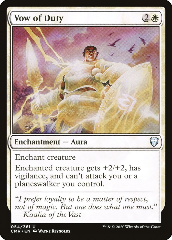 Vow of Duty [Commander Legends] | Card Merchant Takapuna