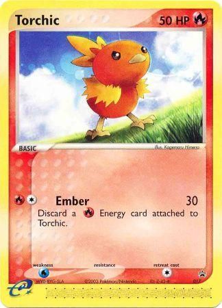 Torchic (017) (Non-Holo) [Nintendo: Black Star Promos] | Card Merchant Takapuna