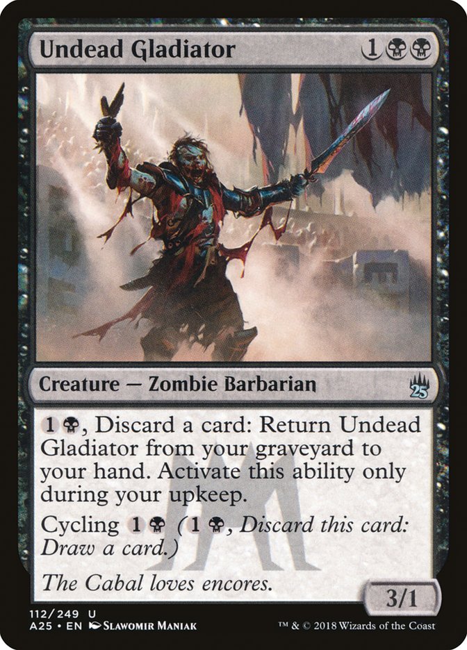 Undead Gladiator [Masters 25] | Card Merchant Takapuna