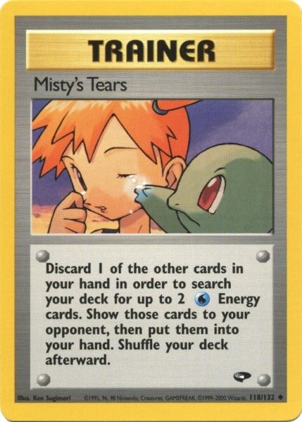 Misty's Tears (118/132) [Gym Challenge Unlimited] | Card Merchant Takapuna