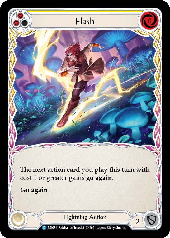 Flash (Yellow) [BRI031] (Tales of Aria Briar Blitz Deck)  1st Edition Normal | Card Merchant Takapuna