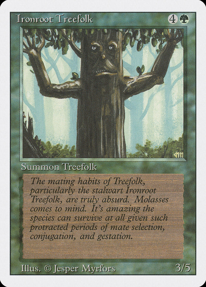 Ironroot Treefolk [Revised Edition] | Card Merchant Takapuna
