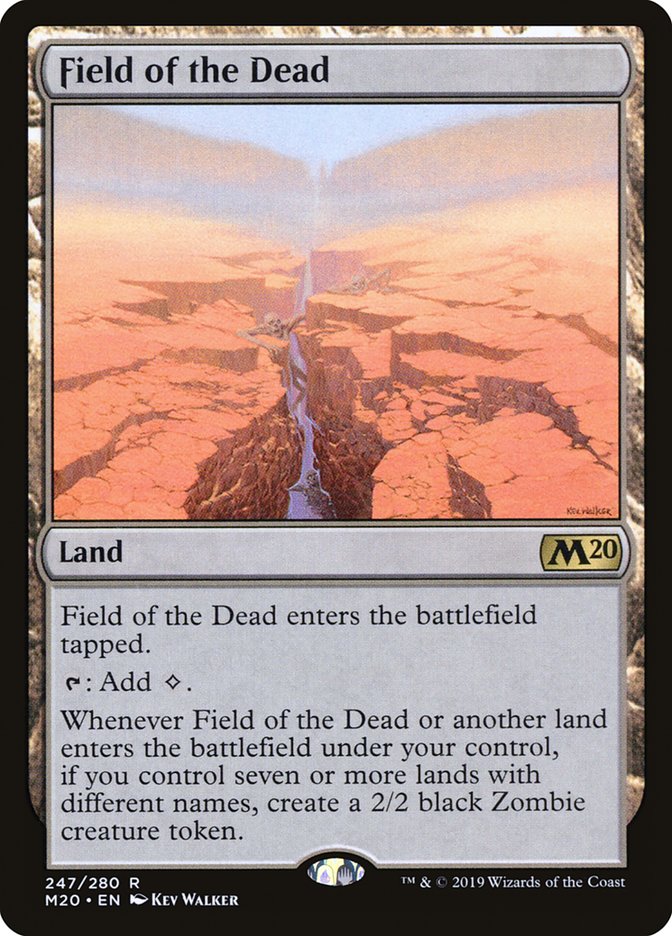 Field of the Dead [Core Set 2020] | Card Merchant Takapuna