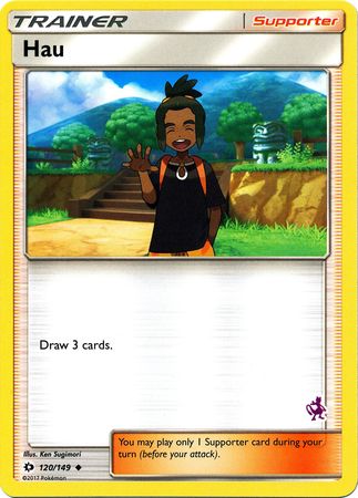 Hau (120/149) (Mewtwo Deck) [Battle Academy 2020] | Card Merchant Takapuna