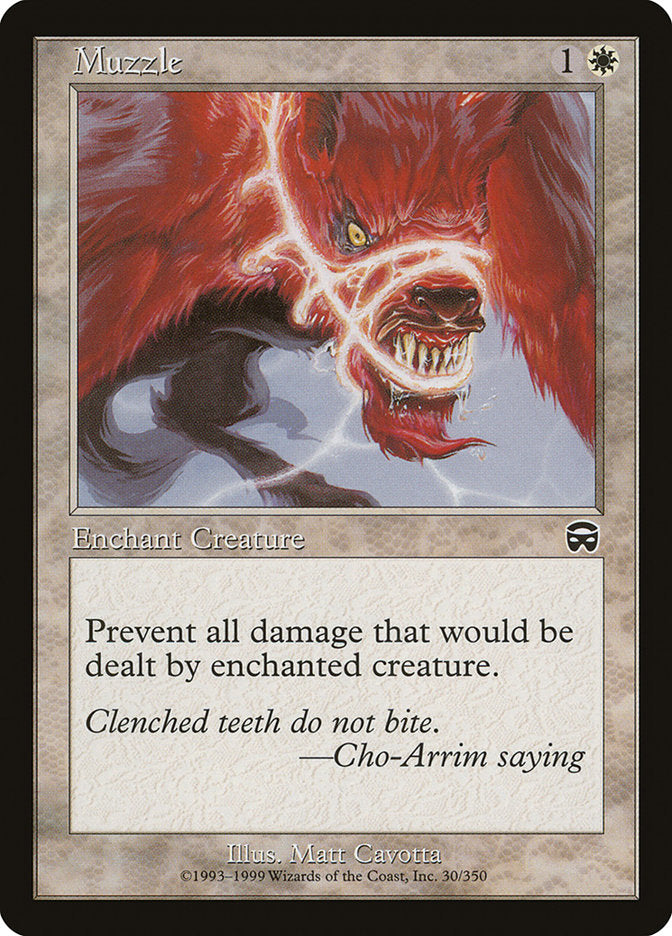 Muzzle [Mercadian Masques] | Card Merchant Takapuna