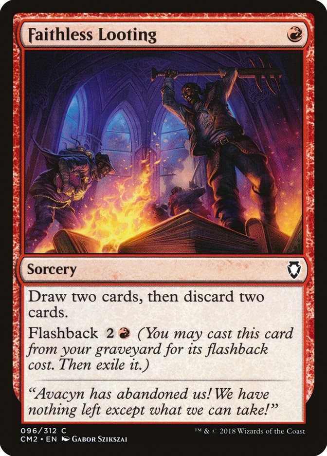 Faithless Looting [Commander Anthology Volume II] | Card Merchant Takapuna