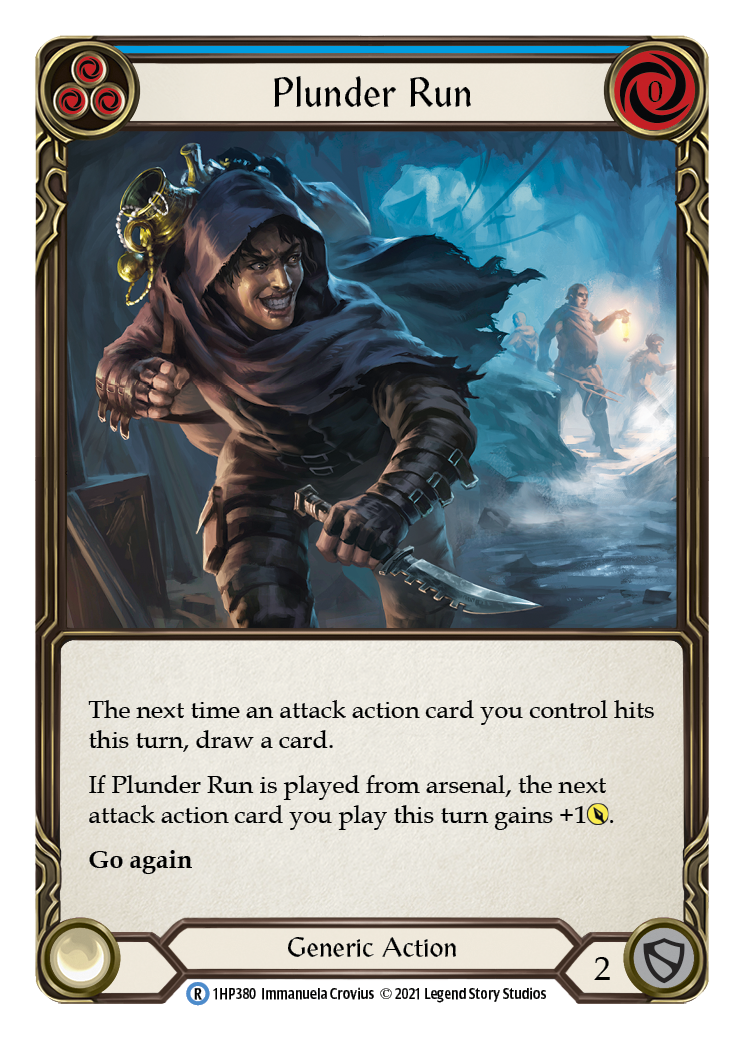 Plunder Run (Blue) [1HP380] (History Pack 1) | Card Merchant Takapuna