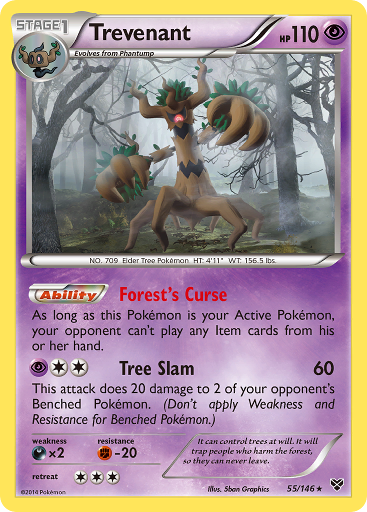 Trevenant (55/146) [XY: Base Set] | Card Merchant Takapuna