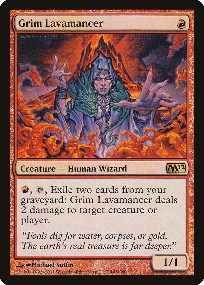 Grim Lavamancer [Magic 2012] | Card Merchant Takapuna