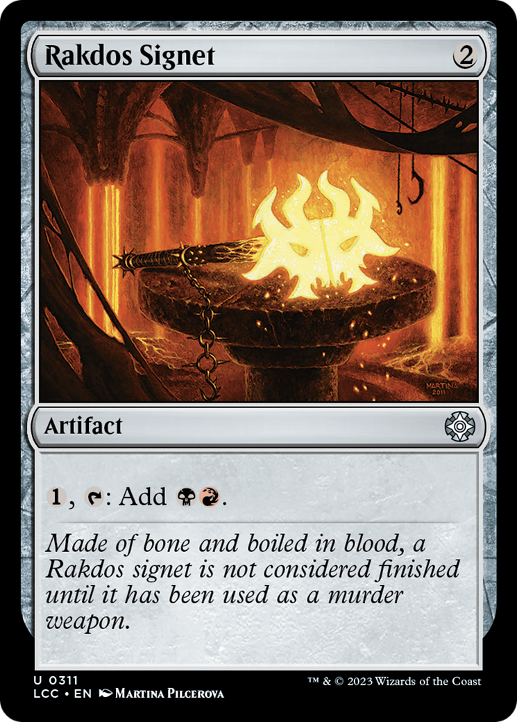 Rakdos Signet [The Lost Caverns of Ixalan Commander] | Card Merchant Takapuna