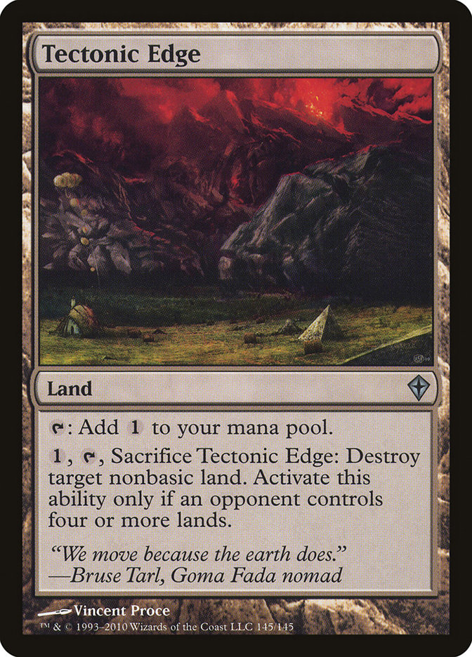 Tectonic Edge [Worldwake] | Card Merchant Takapuna