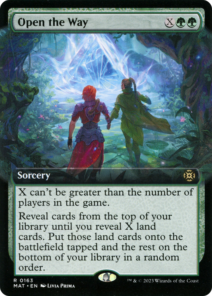 Open the Way (Extended Art) [March of the Machine: The Aftermath] | Card Merchant Takapuna