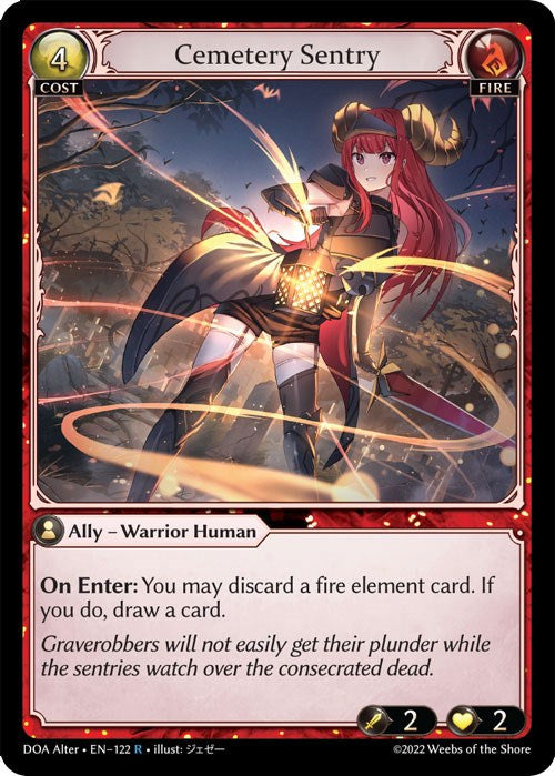 Cemetery Sentry (122) [Dawn of Ashes: Alter Edition] | Card Merchant Takapuna