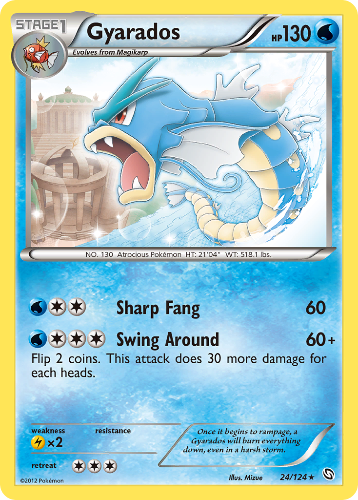 Gyarados (24/124) [Black & White: Dragons Exalted] | Card Merchant Takapuna