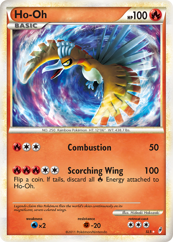 Ho-Oh (SL5) [HeartGold & SoulSilver: Call of Legends] | Card Merchant Takapuna