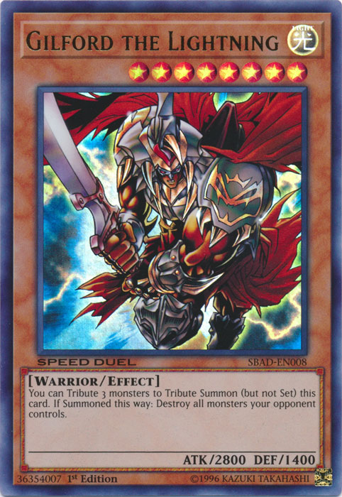 Gilford the Lightning [SBAD-EN008] Ultra Rare | Card Merchant Takapuna