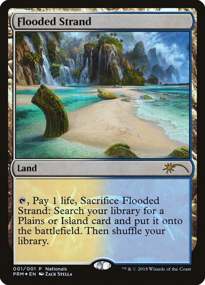 Flooded Strand (Nationals) [Nationals Promos] | Card Merchant Takapuna