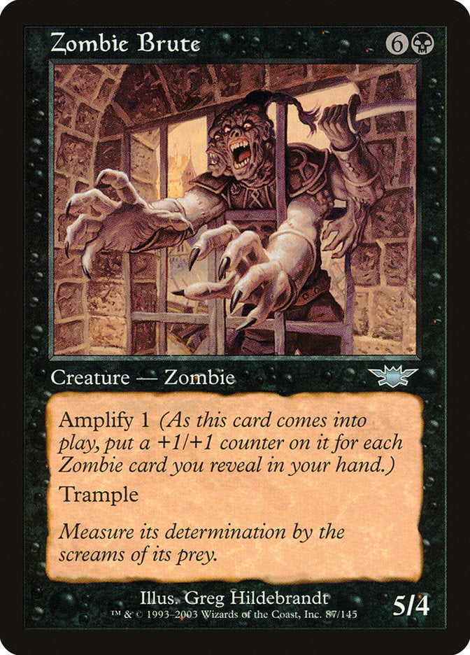 Zombie Brute [Legions] | Card Merchant Takapuna