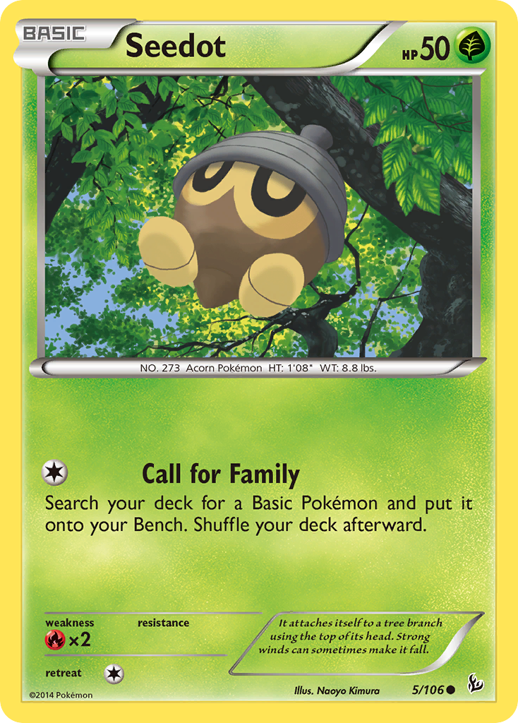 Seedot (5/106) [XY: Flashfire] | Card Merchant Takapuna