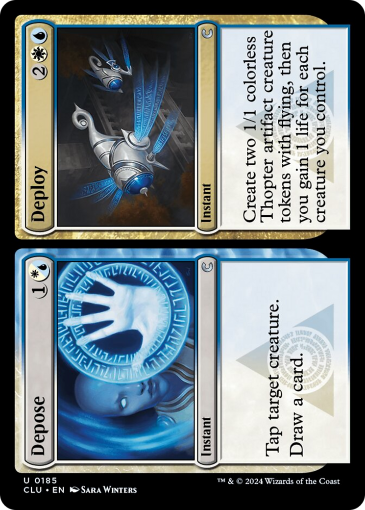 Depose // Deploy [Ravnica: Clue Edition] | Card Merchant Takapuna