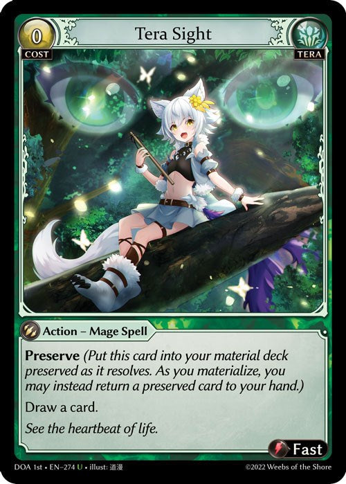 Tera Sight (274) [Dawn of Ashes: 1st Edition] | Card Merchant Takapuna