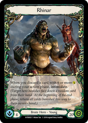 Dawnblade // Rhinar [WTR115 // WTR002] (Welcome to Rathe)  1st Edition Normal | Card Merchant Takapuna