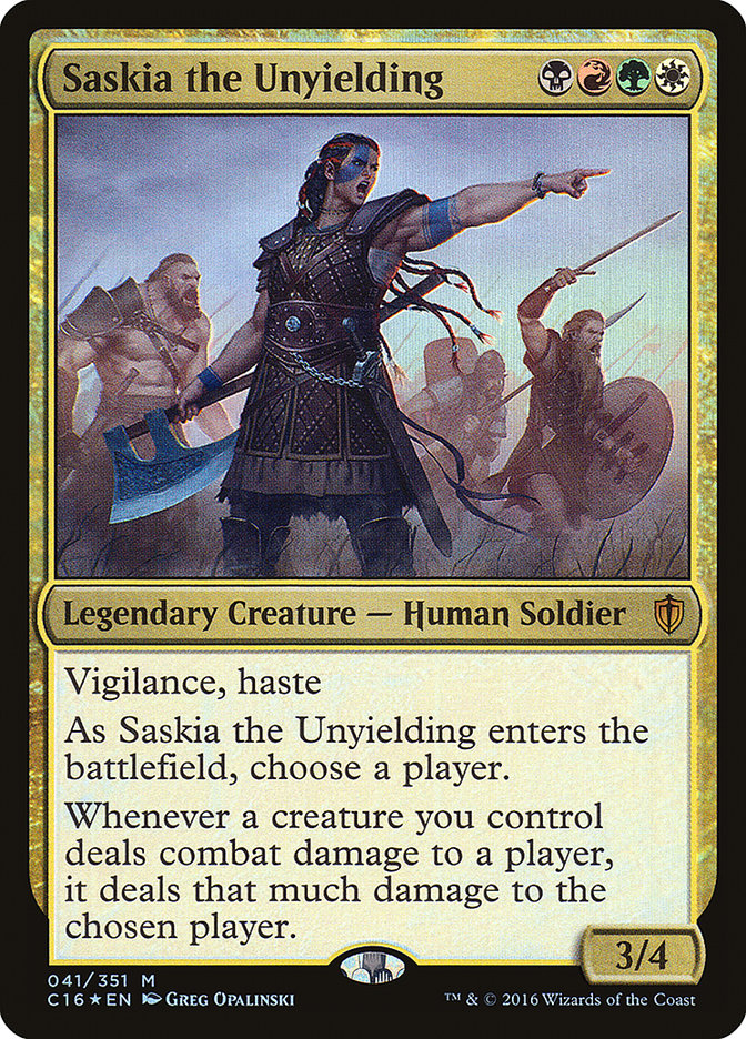 Saskia the Unyielding [Commander 2016] | Card Merchant Takapuna