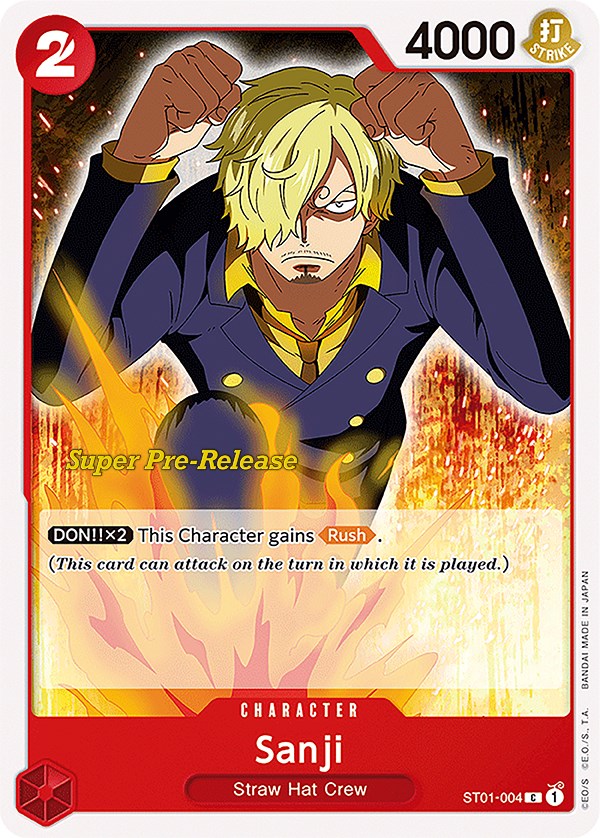 Sanji [Super Pre-Release Starter Deck: Straw Hat Crew] | Card Merchant Takapuna