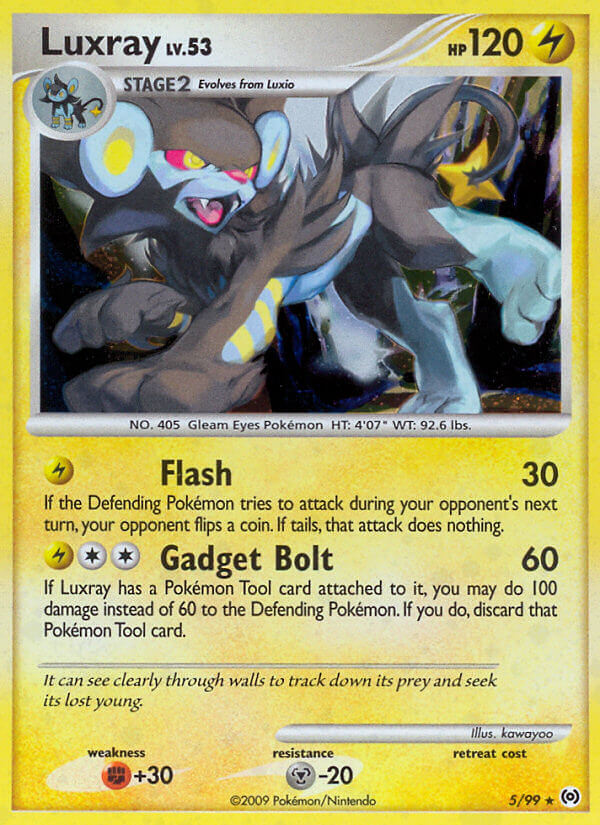 Luxray (5/99) (Theme Deck Exclusive) [Platinum: Arceus] | Card Merchant Takapuna