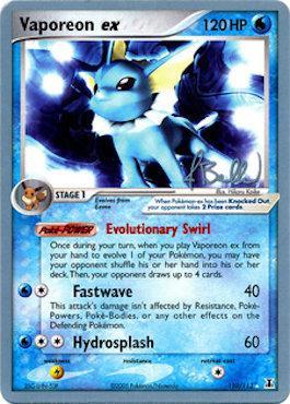 Vaporeon ex (110/113) (Eeveelutions - Jimmy Ballard) [World Championships 2006] | Card Merchant Takapuna