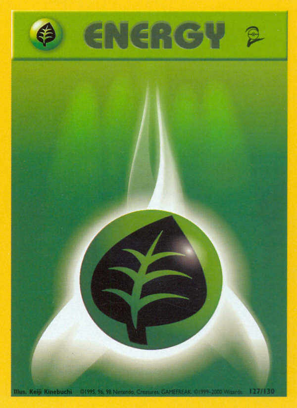 Grass Energy (127/130) [Base Set 2] | Card Merchant Takapuna